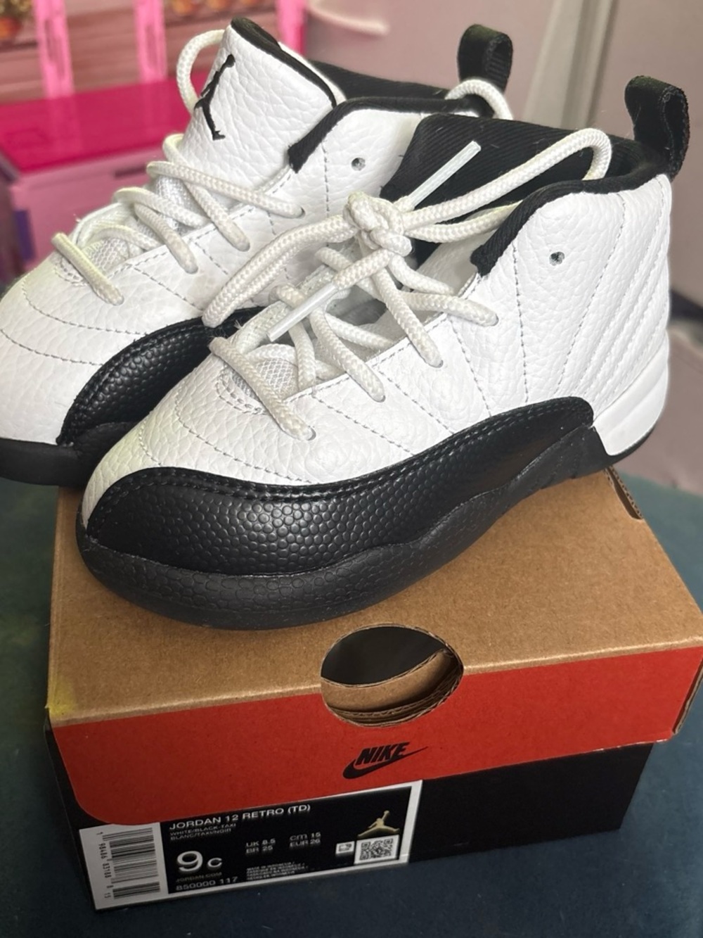 Nike Kids' Black and White High-Top Sneakers